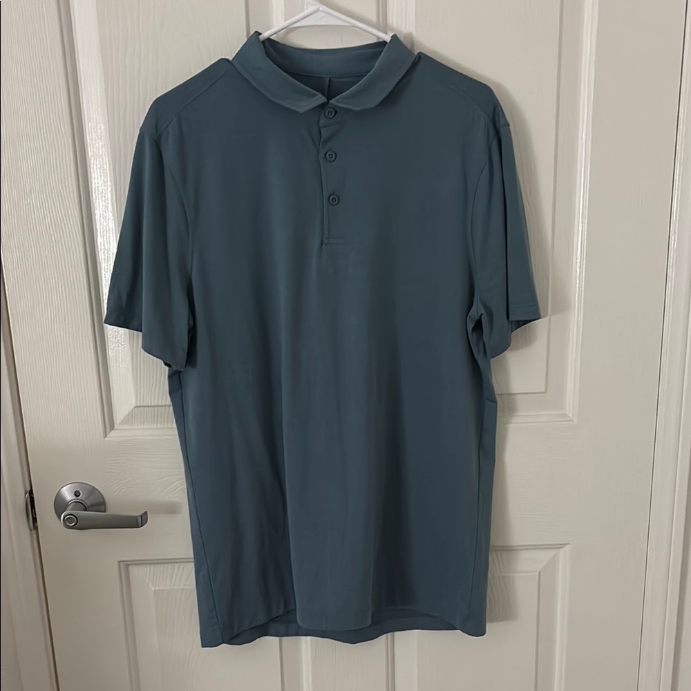 Lululemon Blue Polo Shirt
